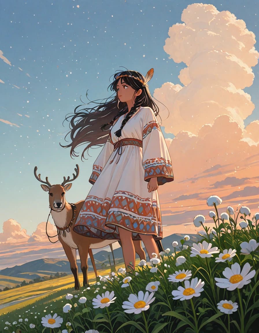 시베리아, 네네츠, 여름 야생화