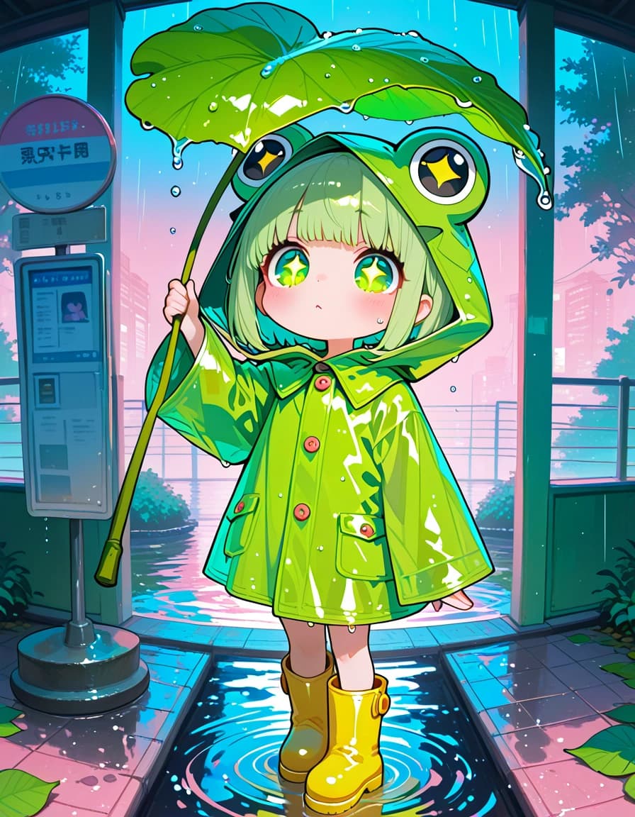 ☔️ 비를 피하는 방법 ☔️ 雨さんからにげる方法 ☔️