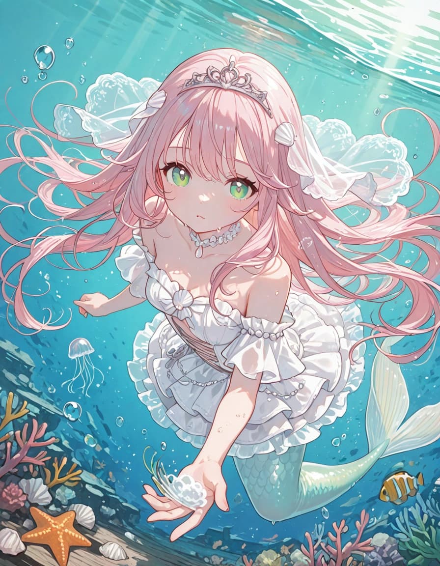🧜♀️ 인어공주 🧜♀️ 人魚のお姫さま 🧜♀️