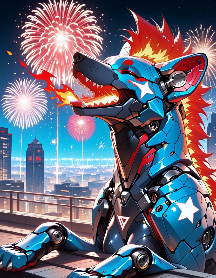 Fourth of July Celebration Cerberus