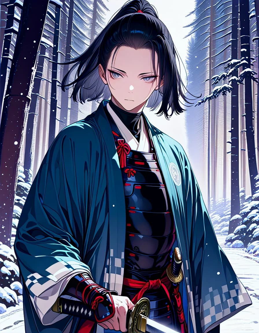Falling snow