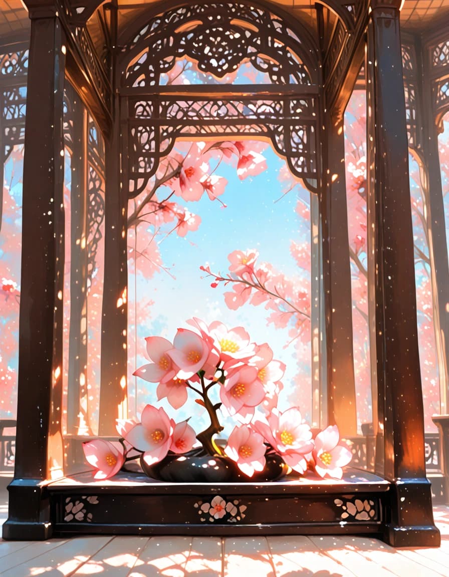 滿園春色