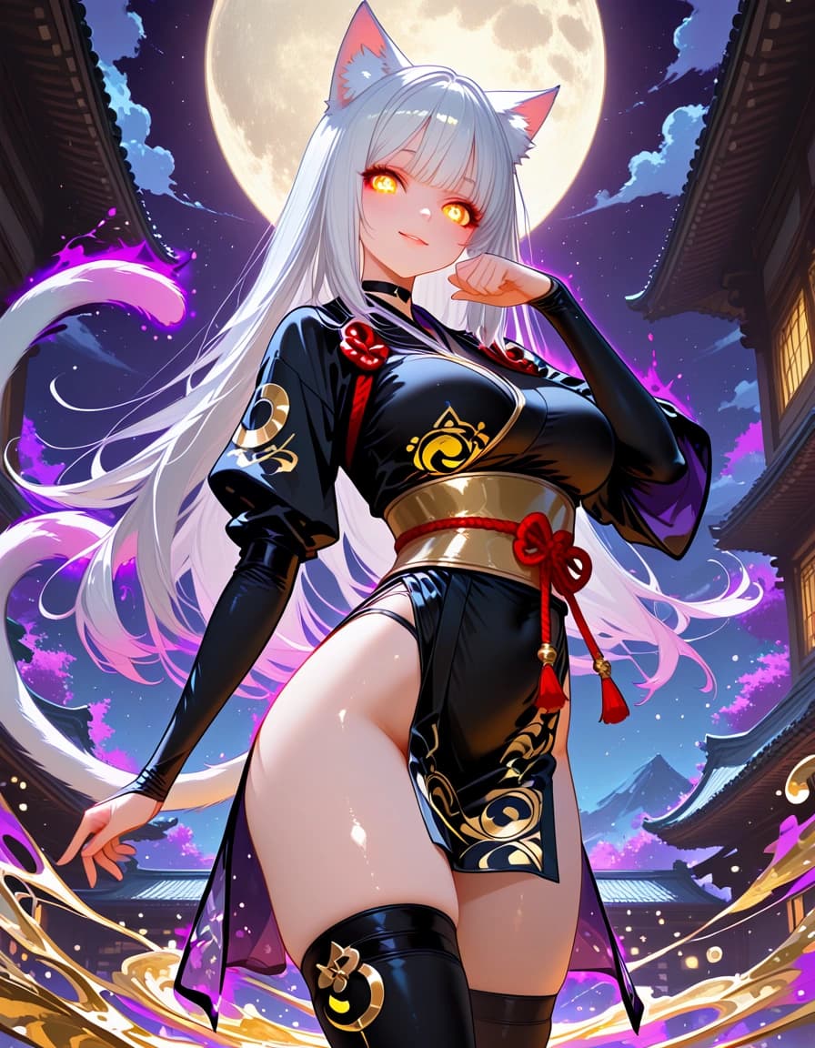 月影の猫妖