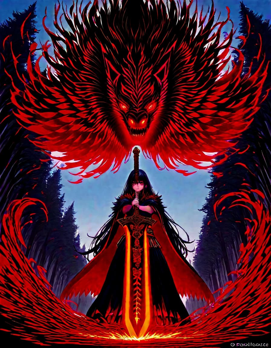 Enraged lady of war
