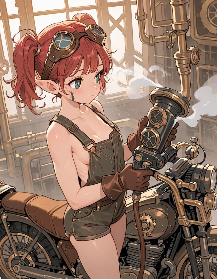 Steampunk dwarf girl03/EXTRA