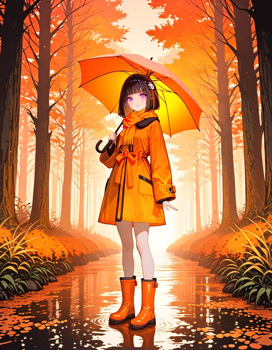【お遊び生成】夕焼けの中へ 由井 心亜