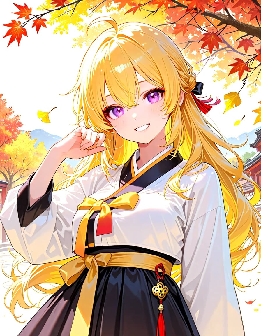 추석 기념 한복 - 양 샤오롱💛🍁
