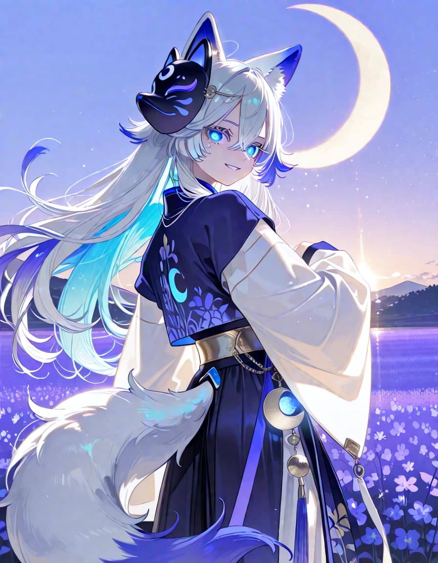 月が好き、月は... 私の言うことを全部聞いてくれるじゃん。