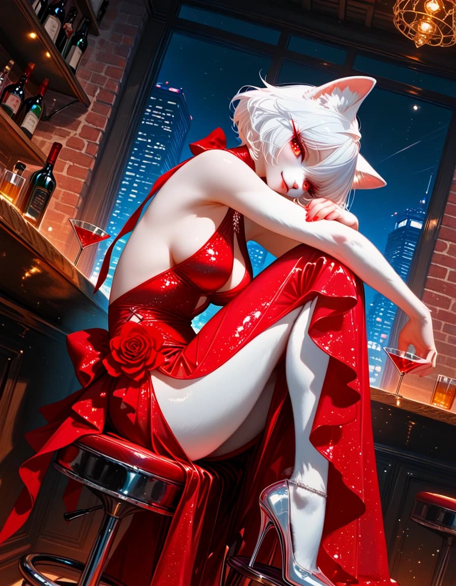 Carmen, the dancer in the underground bar