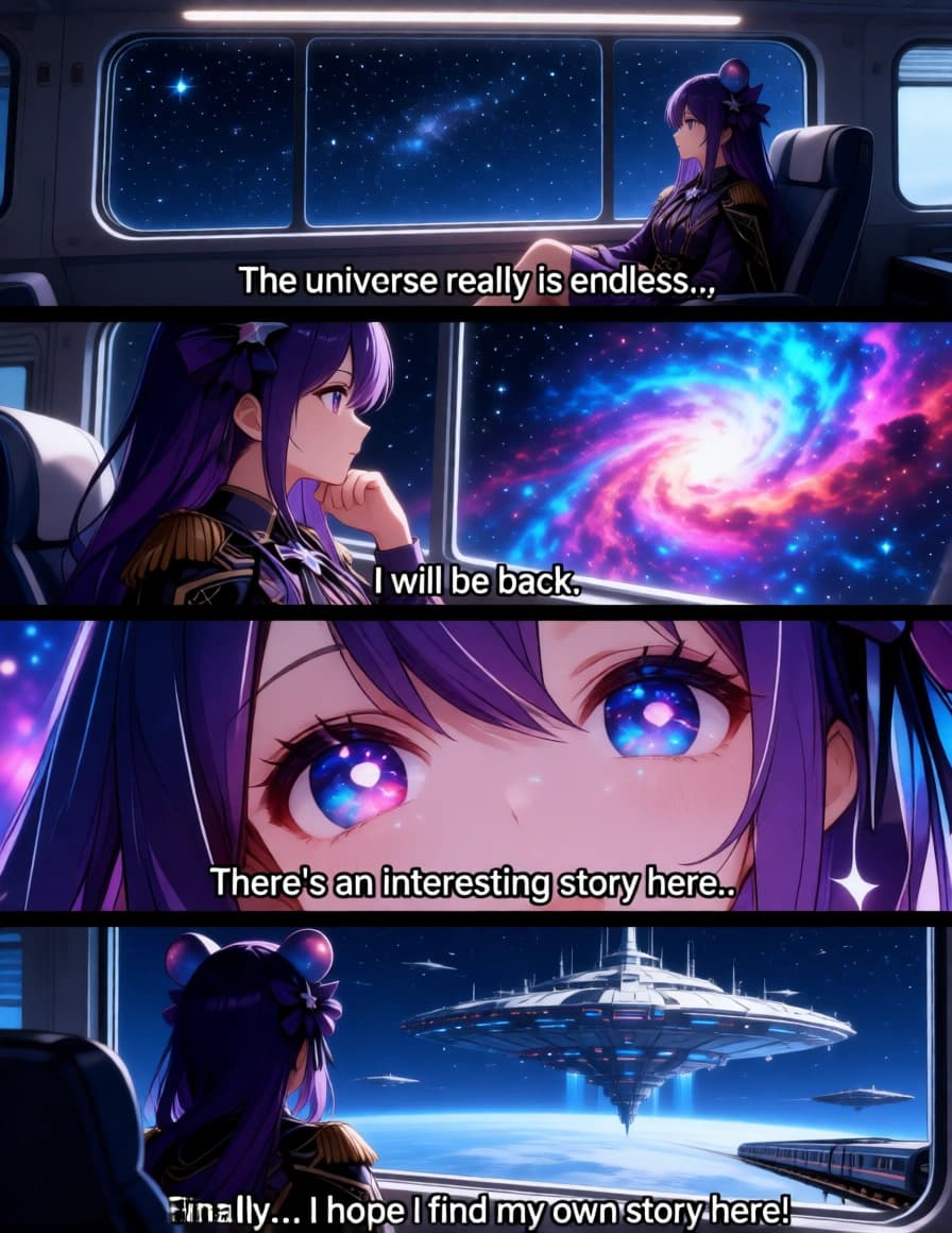 Four-panel comic