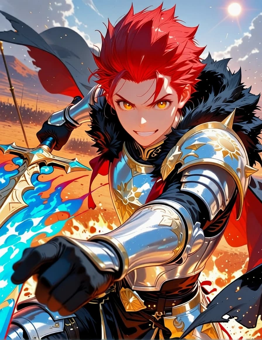 Lugh Lamhfada battle image (critical hit)