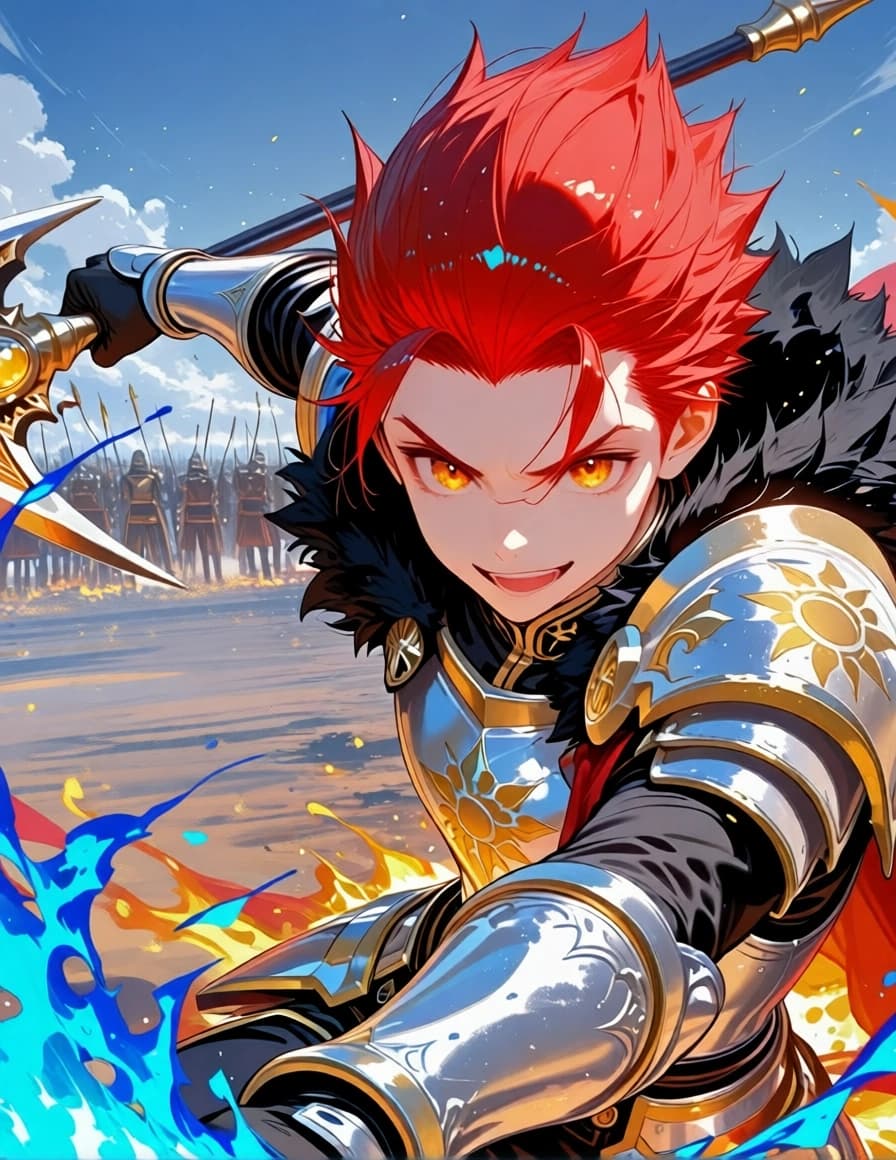 Lugh Lamhfada battle image (basic attack)
